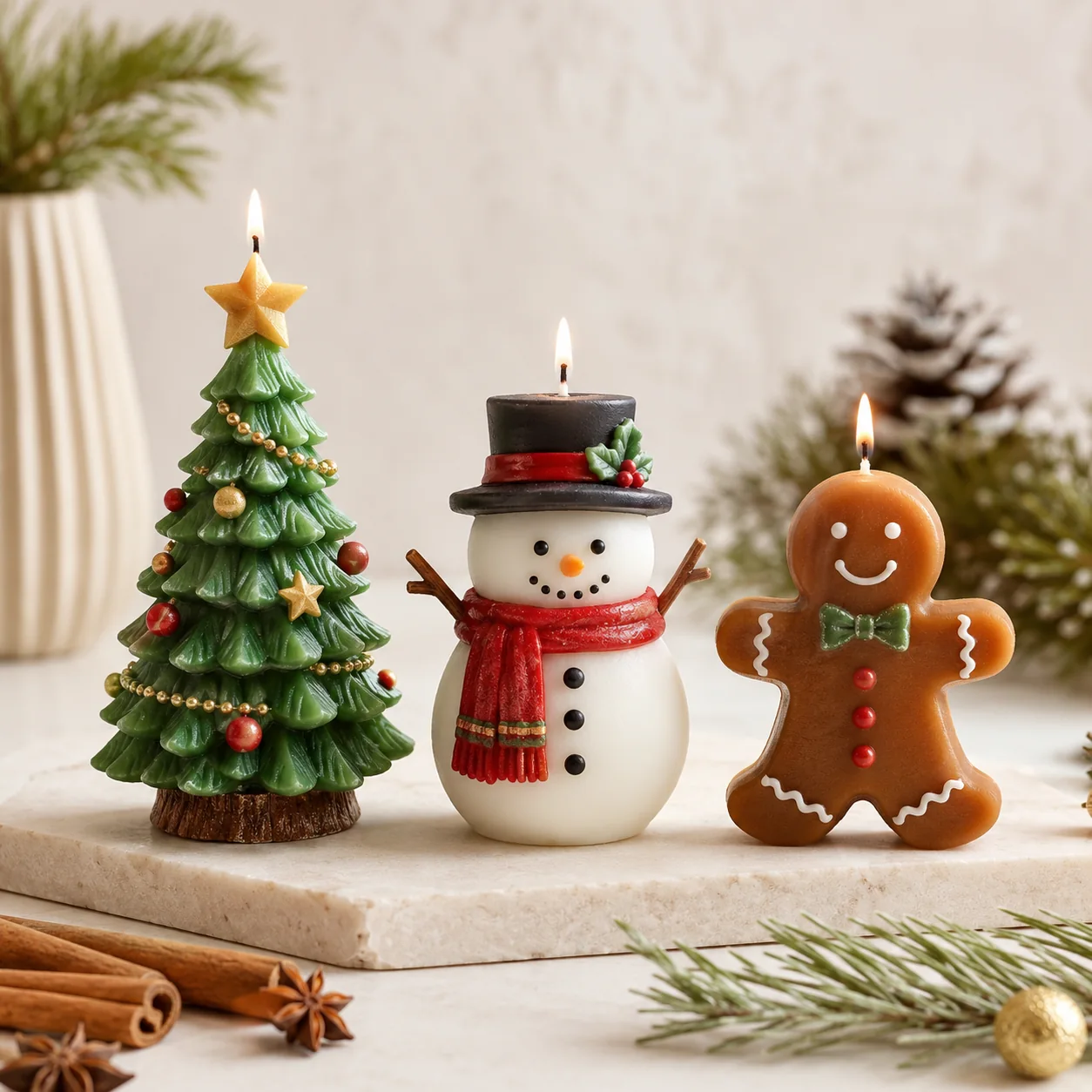 Christmas Shaped Candles hero image