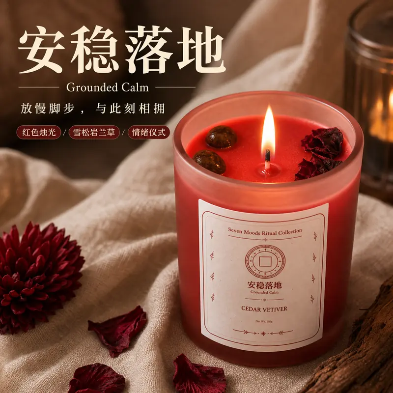 Grounded Calm Root Chakra Candle